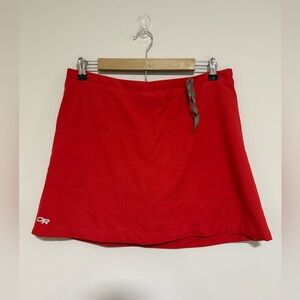 Outdoor Research Red Expressa Athletic Skort Size 8 Hiking Pickleball